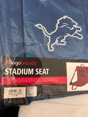 Detroit Lions Blue Stadium Seat. 097